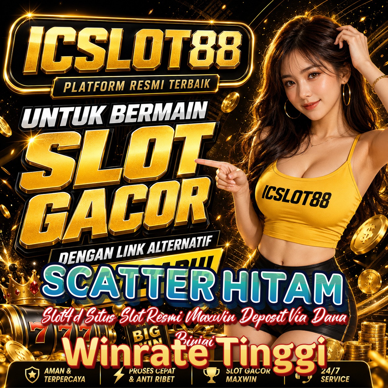 SCATTER HITAM